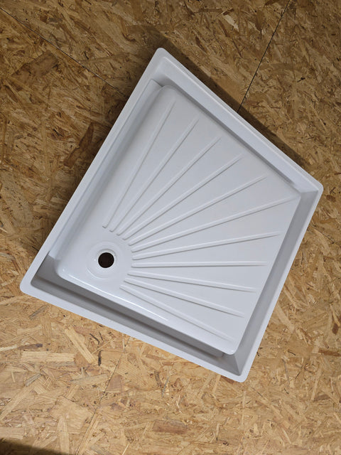 receveur de douche 600x600x102 mm, blanc
