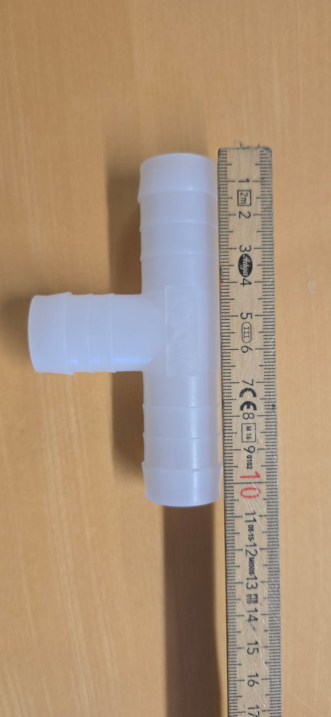 Raccordo a T per tubo flessibile da 25 mm 1 pz
