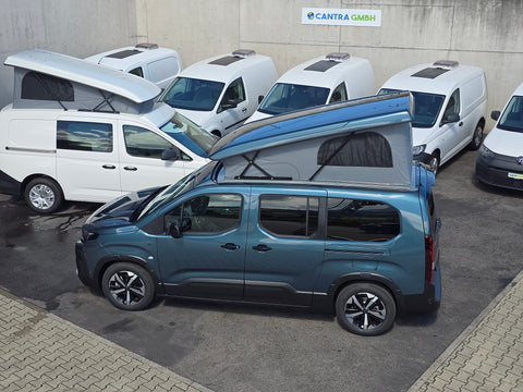Schlafdach / Aufstelldach / Hubdach für Berlingo/ Partner/ Rifter/ Proace City/ Combo / Doblo inklusive Montage inkl. Dachbett
