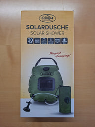 Camping-Dusche, Solar, 20 l, mit Packtasche