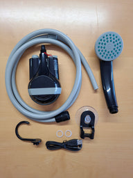 Campingdusche mit Akku und USB-Ladekabel – 2 l min, 2200 mAh