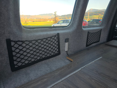 Rete portaoggetti per montaggio a parete 415x210 mm