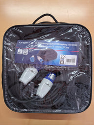 Rallonge CEE Carbest 25 m – Câble en caoutchouc néoprène 3 × 1,5 mm² avec sac de transport