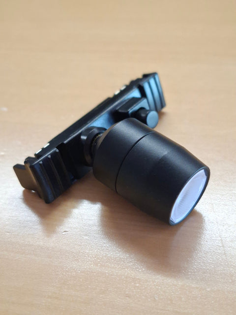 LED-Ergänzungsspot mit Schalter für Stromschienensystem – Schwarz, 12 V , 1 W