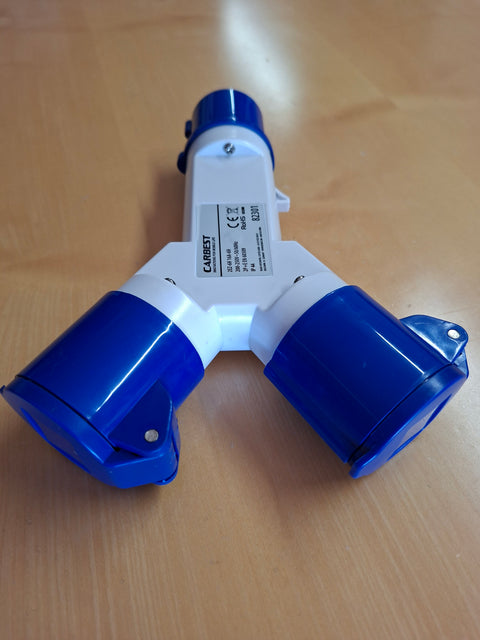 Spina CEE Carbest / distributore a 2 vie