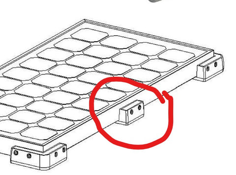 Support / support latéral / panneau solaire : kit de montage pour panneaux solaires avec épaisseur de cadre en aluminium de 18 à 40 mm, noir (pack de montage support de balcon, support de balcon panneau solaire, rail de montage)