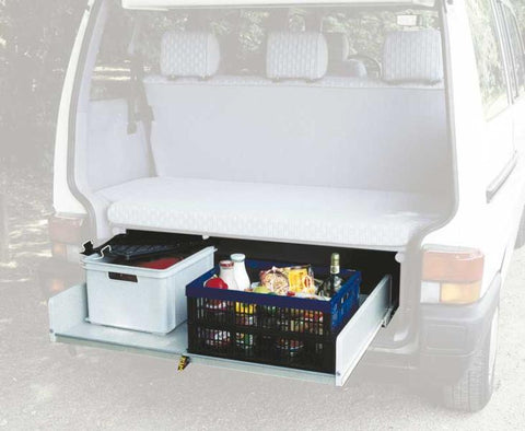 Extension arrière VWT4 Multivan en stratifié anthracite
