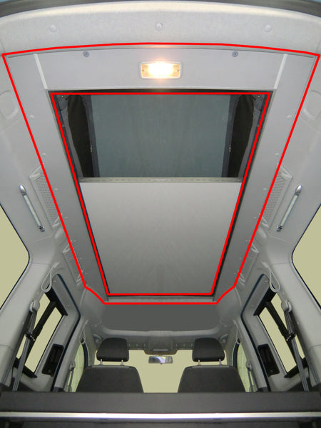 Dachverkleidung innen für Caddy Maxi Rohling Aufstelldach 4-tlg. bis 05/2015