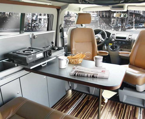 Linea di mobili Cityvan, antracite per kit kR VW T5