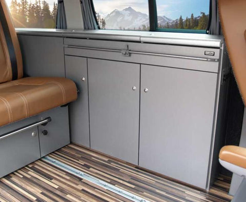 Linea di mobili Cityvan, antracite per kit kR VW T5