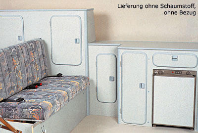 Pacchetto mobili VW T3 Kit rapido per l'autoassemblaggio