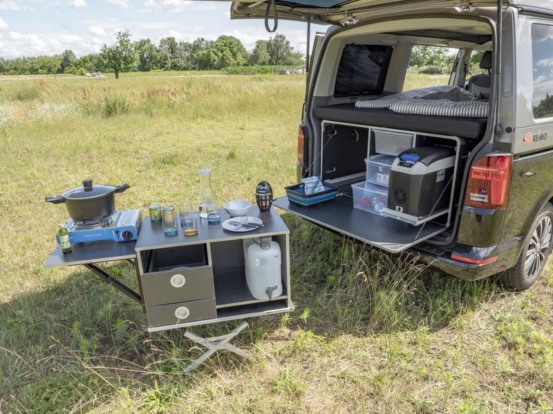 REIMO CampingBox L für VW T6.1/T6/T5 kurzer und langer Radstand, Kombi und Caravelle