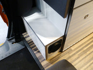 Boîtier d'installation VW Caddy LR avec base pour chauffage auxiliaire - blanc