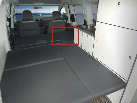 Rivestimento per cassone portaoggetti 13507 - VW Caddy Camper Maxi 4 modelli fino all'8/20