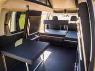 Lit arrière avec banquette rabattable pour VW Caddy Maxi LR Weekender construit du 08/10 au 08/20
