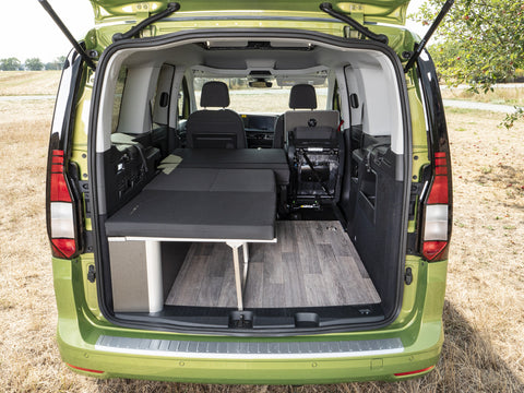 Lit avec banquette rabattable pour VW Caddy LR (à partir de 20/05) / Ford Connect LR (à partir de 2023) - Weekender 2