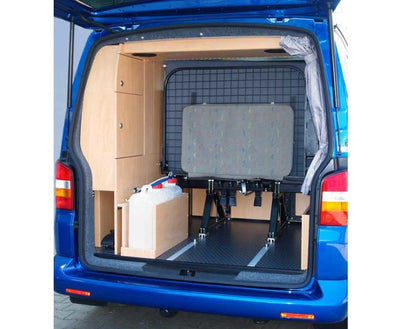 Möbelzeile VW T5/T6 KR TrioStyle, Holzdekor Apfel; Bausatz ohne Rollotür