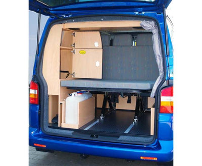 Möbelzeile VW T5/6 LR TrioStyle Dekor Apfel Bausatz ohne Rollotür