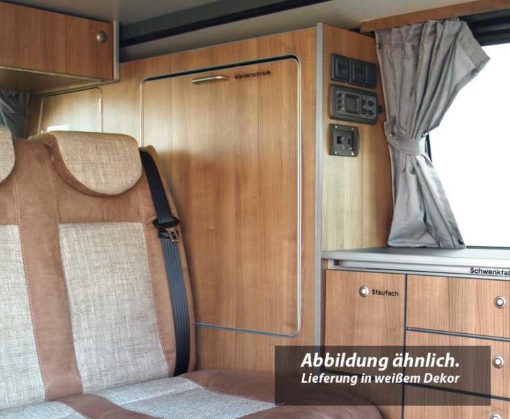 Kleider- und Wäscheschrank für Ausbau TravelStyle T6/T5 kurzer Radstand