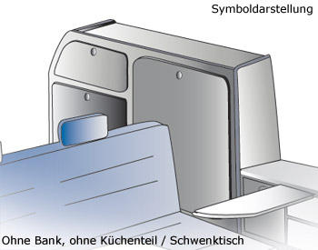 Kleider- und Wäscheschrank f.Touch VWT5kR