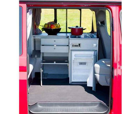 Mobile cucina con credenza, per TravelStyle VW T6/T5 KR+LR
