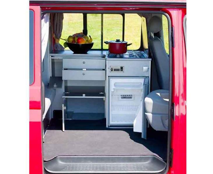 Küchenteil mit Sideboard, für TravelStyle VW T6/T5 KR+LR