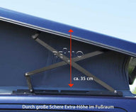Schlafdach Superflach für VW T5, T6, T6.1 Langer Radstand