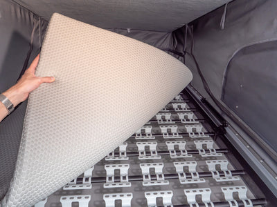 Schlafdachbett Luxus für Easy Fit VW T6.1/T6/T5 langer Radstand - Vorne hoch