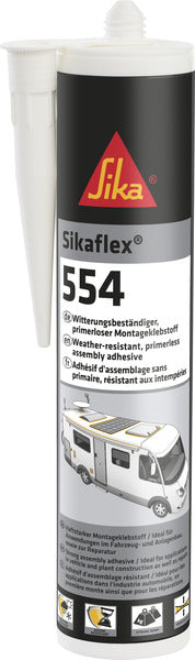 Adesivo di montaggio Sikaflex-554 Nero - cartuccia da 300 ml