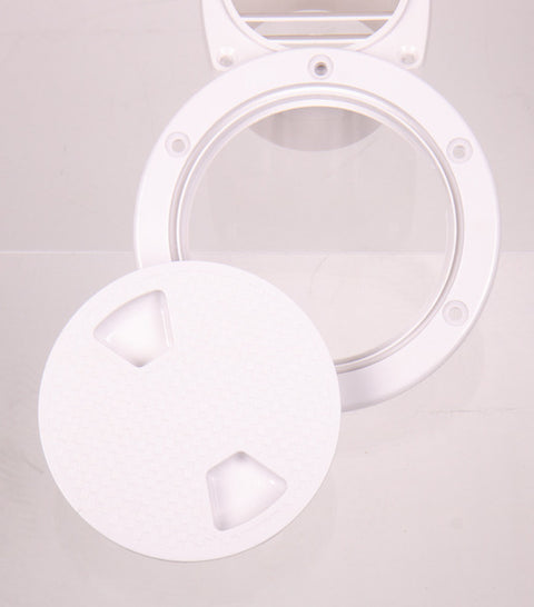 Apertura di ispezione con coperchio a vite Ø198mm, bianco