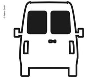 Heckscheiben starr / Echtglas für VW Crafter ab Baujahr 2018