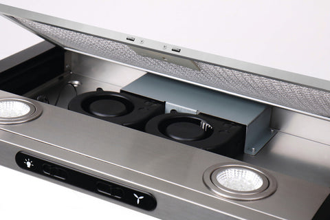 Hotte aspirante Carbest 12V 460x280x50mm
