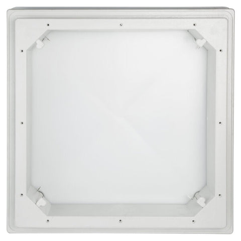 trappe de toit 50x50cm avec capot amovible en verre dépoli