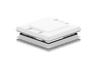 Dachhaube 50x50 Fiamma Vent weiss mit Rollo