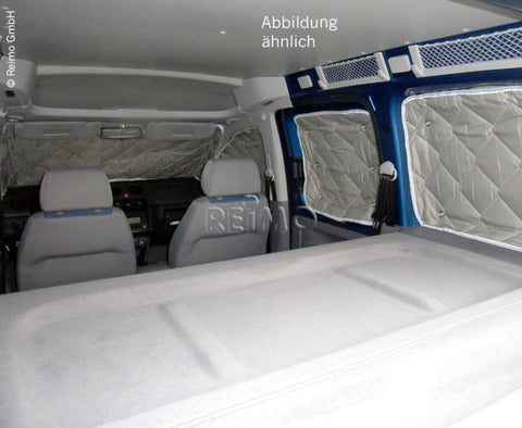 VW Caddy 4 - Thermomatte / Isolationsmatte / Innenisolierung - Set 8-teilig für VW Caddy 4 langer Radstand 2006-2020 mit Heckklappe