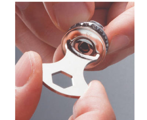 Bottoni automatici di sicurezza LOXX, argento, 5 pezzi