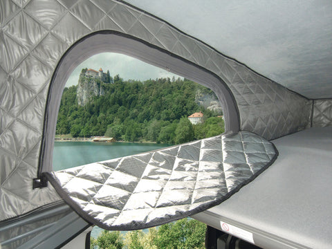 Isolamento a soffietto per tenda da sole per tetto a soffietto EasyFit VW T6 KR dal 2021 - anteriore alto