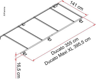 Dachträger für Fiat Ducato,Peugeot Boxer,Citroen Jumper ab Bj.2006