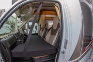 Letto CampSleep con guida a destra per cabina Fiat Ducato, MB Sprinter