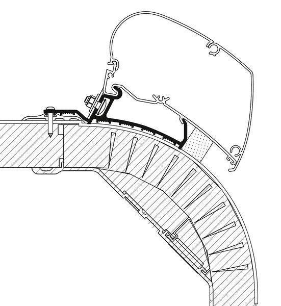 Adapter Thule Omnistor Laika Kreos für TO 9200 / 6300