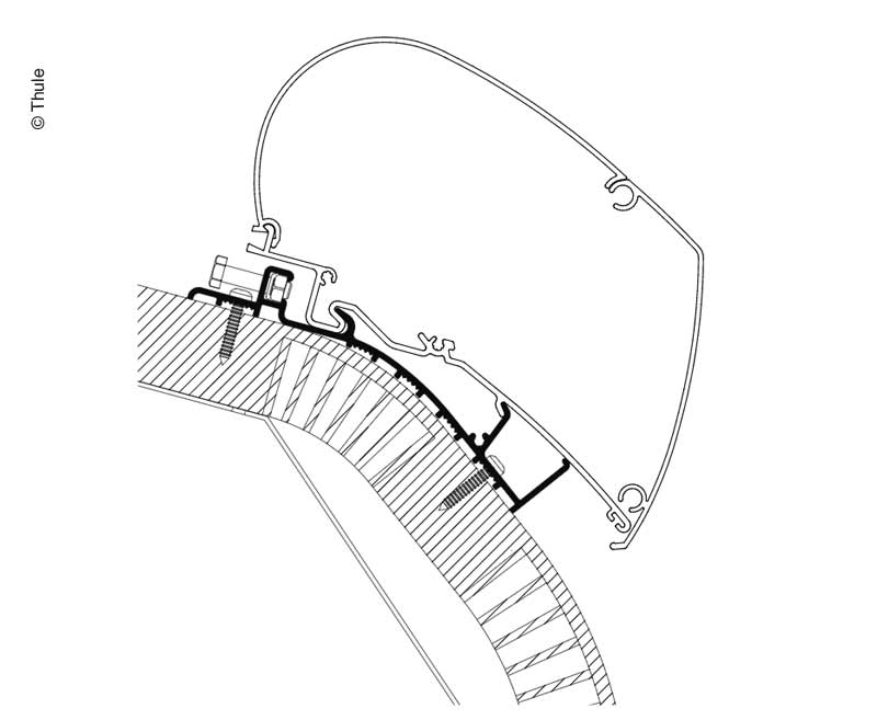 Adapter Carthago Chic 550cm, ab Bj.2014, Serie 6