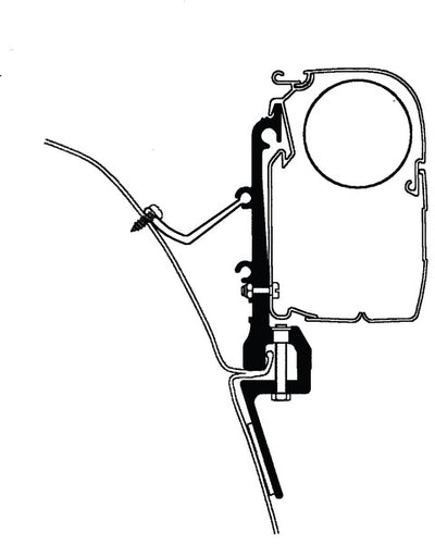 Adapter für Omnistor Markise - Sprinter VAN