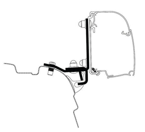 Adattatore per montaggio a parete per furgoni e autobus