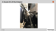 Adaptateur Ducato H2 375cm