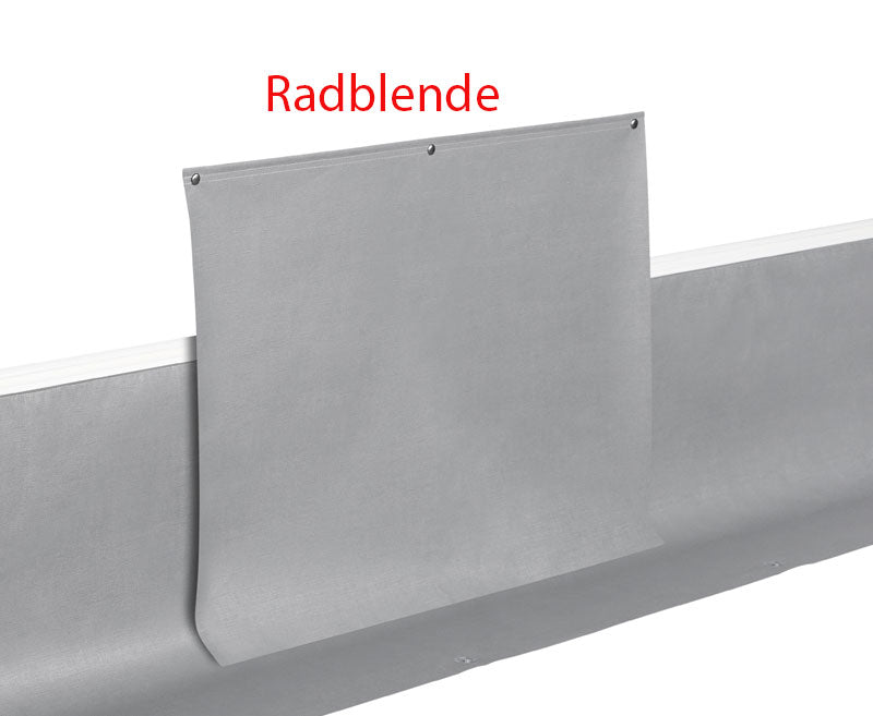 Blende zur Radabdeckung