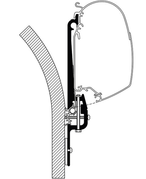 Set di adattatori per tenda da sole Eriba Touring