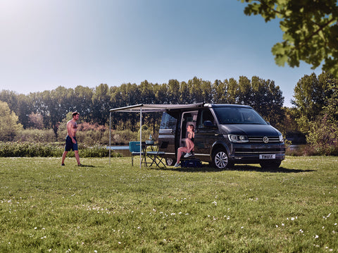 Thule Omnistor 5102 VWT5 Spezialmarkise Mystic grau Gehäuse grau