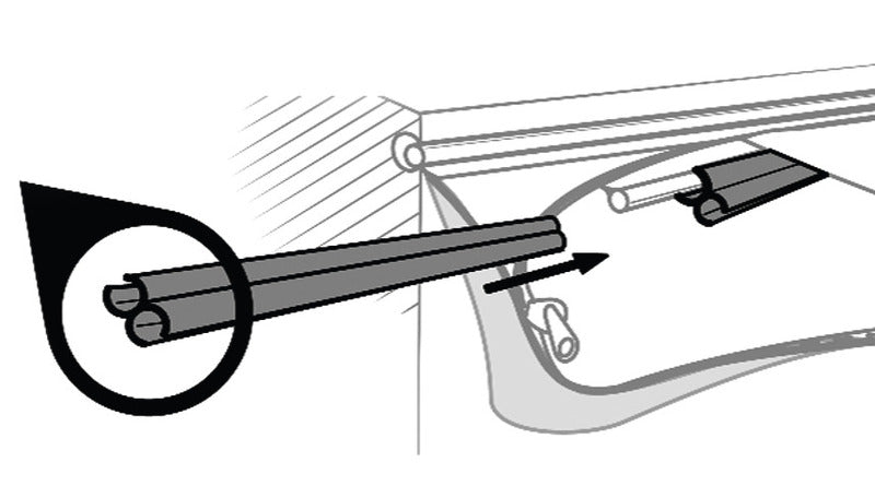 Montageset für Caravanmarkise