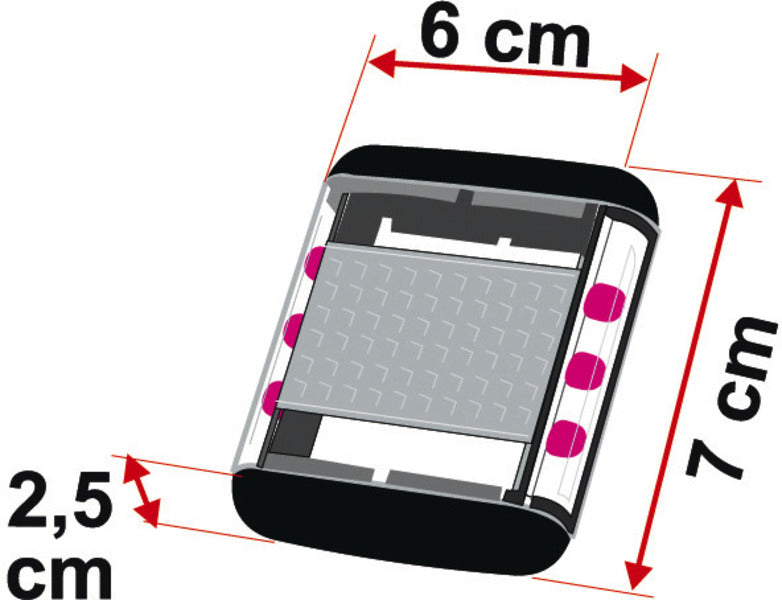 Sturmsicherung für Fiamma Markisen, mit LED Tiedown Solar Licht