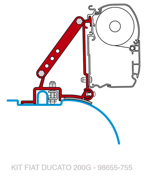 Adattatore FIAMMA per Ducati F45i/F45iL dal 06